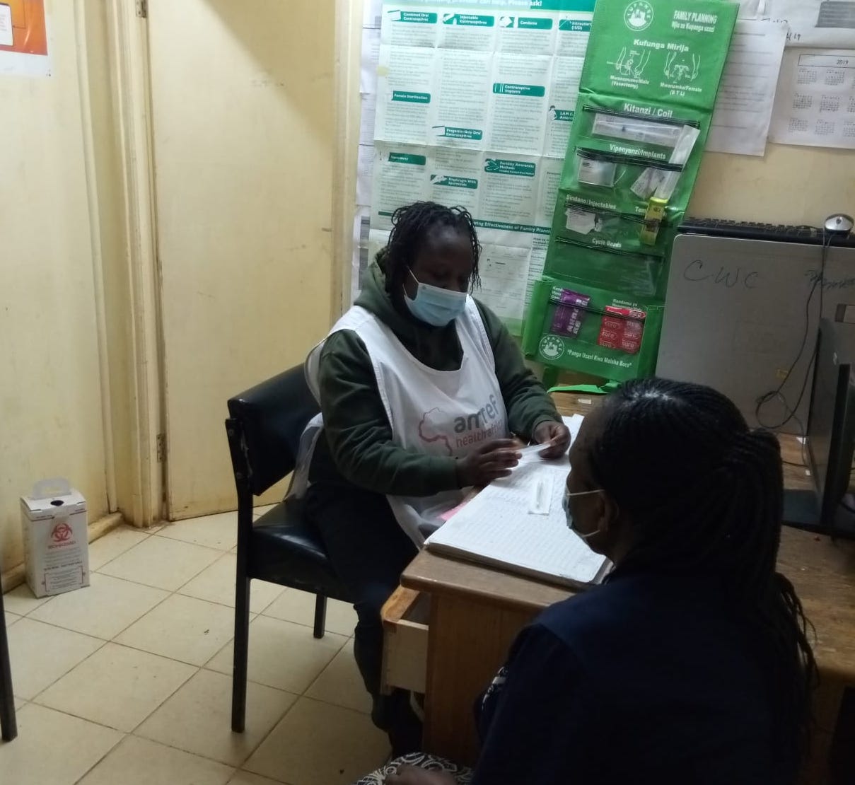The Kibera Reach 90 strategy of service integration (including linking FP/RH counseling with HIV health education and counseling) ensures there are no missed opportunities for clients to receive the care they need.