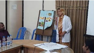 Group work presentation during the PMC guidebook first batch ToT attended by district and sub-district level GoB officials. Credit: BCCP